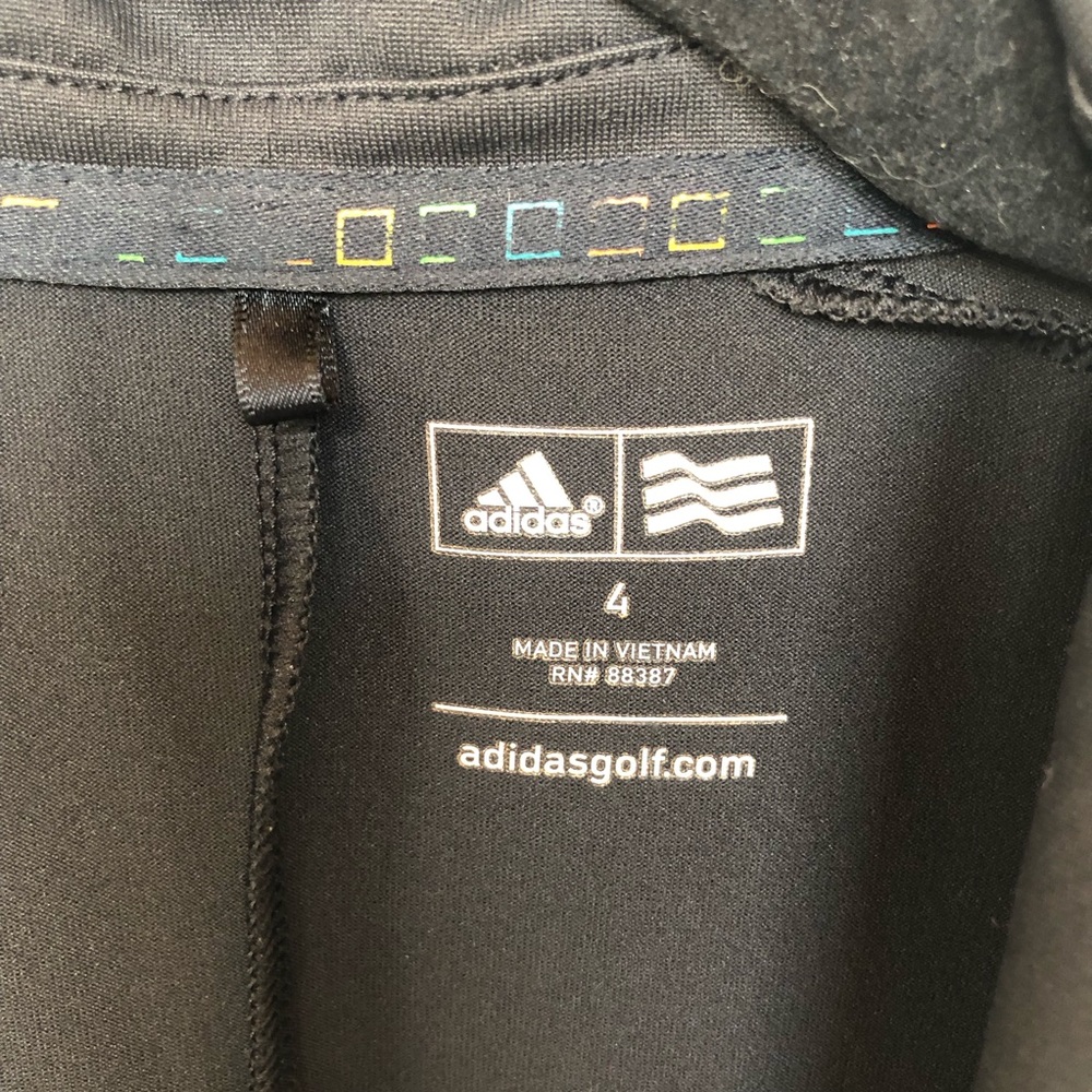 Adidas Black Golf Dress with Pocket’s and Front Zipper. Women’s Size 4. - Picture 8 of 15